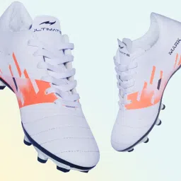 White Synthetic TPU Double Color Sole Sport Football Studs Shoes Football Shoes For Men-image-32