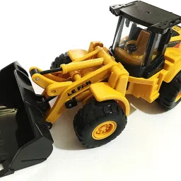 2 in1 Crane Excavator Plastic Bulldozer Construction Unbreakable Toy Vehicle Toy-27