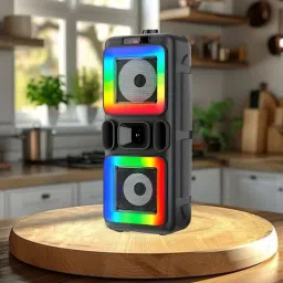 SACRO Bluetooth Party Speaker With Karaoke Mic & RGB Lights Immersive Stereo SoundF278 40 W Bluetooth Party Speaker-16