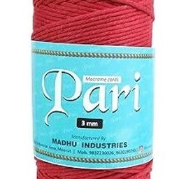 Dori Thread | 3mm Single Strand | Red | 200-250 Metres-image-58
