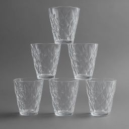 (Pack of 6) Polycarbonate Water Unbreakable Glass, Set of 6 Glass Set Water/Juice Glass-image-3