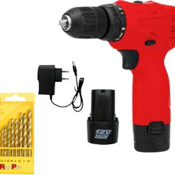 12V CORDLESS DRILL MACHINE WITH 13PCS DRILL BIT SET Pistol Grip Drill-picture-4