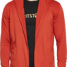 gritstones Men Full Sleeve Orange Shrug-picture-10