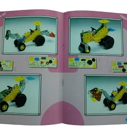 ivee international Little Engineer Construction Set Mechanical Kit for Kids - Building Blocks and Models Construction 10 Model and 105+ Piece image 4