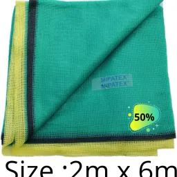 50% Green Shade Net 2m x 6m, Multi-Purpose Greenhouse Garden Nursery Shading Cloth - Blocks Sun Light Dust, Protect Flowers and Plants Portable Green House-picture-10