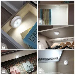 DandT LED Motion Sensor Light, USB Rechargeable LED Nightlight, Wireless Sensor Wall Light, LED Light for Wardrobe, Motion Sensor Light for Home Outdoor Camping Light White LED Light Night Lamp Motion Sensor Light image 4
