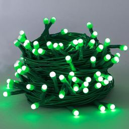 junjadiya 40 LEDs 15 m Green Steady Ball Rice Lights-picture-4
