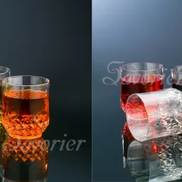 (Pack of 12) Plastic Multi Purpose Unbreakable Drinking Water Glass Crystal Cut Diamond Imported Water/Juice Glass Serving Glass for Scotch, Bourbon, Vodka, Liquor 300ml, Set of 12 Glass Set Water/Juice Glass-image-35