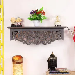 MDF Wall Shelf In Grey By The Urban Store-picture-22
