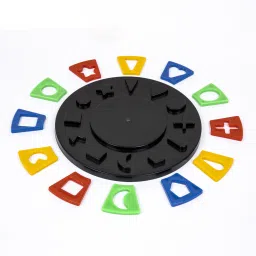vrajvilla Circle Shape Sorter Jigsaw Puzzle Toy Shape & Color Recognition Geometric Board image 4