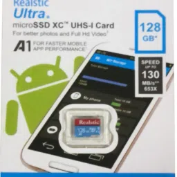 Realstic 128GB-R3 Ultra 128 GB MicroSDXC Class 10 130 MB/s Memory Card Compatible with Camera, Mobile, Computer, Gaming Console image 2