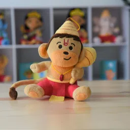 Baby Hanuman (Mini - 7 inch) Mantra Singing Plush Toy for KidS- 16 cm-image-73