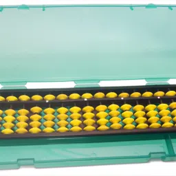 17 Rod Yellow Abacus With Box-34