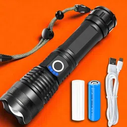 X395 Powerful Torch-Ultra-Bright Rechargeable Torch for Outdoor & Emergency Use Torch-16