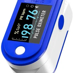 IVAR Pulse Oximeter Fingertip, Blood Oxygen Saturation Monitor Fingertip, SpO2 Monitor Pulse Oximeter, Blue Pulse Oximeter-image-47
