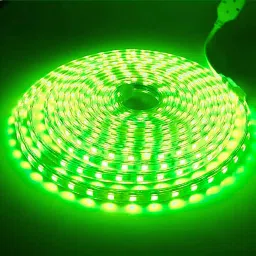 1200 LEDs 5 m Green Steady Strip Rice Lights-16