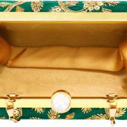Casual, Formal, Party Green Clutch-10