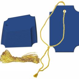 Fancy Writable Tag with Golden String for Gift, Birthday, Party & Price Label Greeting Card-image-98