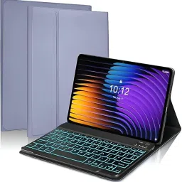 Proelite Mi Pad 7/7 Pro 11.2" with Built-in 7-Colors Backlit Magnetic Detachable Wireless Bluetooth Standard Tablet Keyboard Compatible with Desktop, Laptop, Mac-12