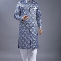 Brand Boy Woven Sherwani-33