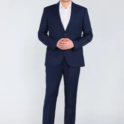 Men SB2 PLATINUM SLM FT SUIT 2PC-NOTCH 7CM Solid Suit-image-54
