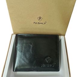 Men Formal Black Genuine Leather Wallet-image-26
