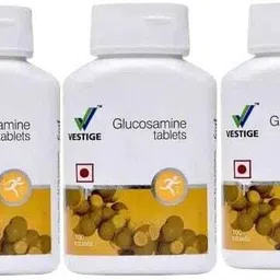 vestlge VESTIGE GLUCOSAMINE 100 TABLETS PACK OF 3 UNFALVAR Tablet-picture-17