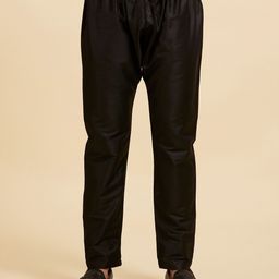 diwas by manyavar Men's Art Silk Solid Pyjama (1pc) | Men Pyjama-picture-17