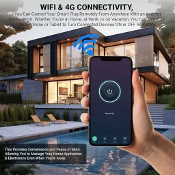 Aliens 10A WiFi Smart Plug, Work with Alexa & Google Home Assistant Wireless Control image 3