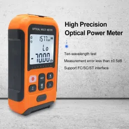 hanutech 3 in 1 Mini Optical Meter With Visual Fault Locator (VFL) & Fiber Light Tester Digital Multimeter image 3