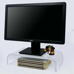In Super Mart Acrylic Computer Screen Stand for Desktop | Ergonomic Office Laptop, PC, Notebook, TV Stand Printer, Scanner Riser Acrylic Computer Screen Stand for Desktop | Ergonomic Office Laptop, PC, Notebook, TV Stand Printer, Scanner Riser Laptop Stand-picture-27