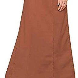 ZishanFab Women's Cotton Petticoat Inskirt Saree Petticoats Underskirt Brown Pure Cotton Petticoat-picture-9