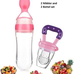 Fresh Food Feeder, Infant Teether Nibbler Toys, for Toddlers & Kid- Combo of 2 Feeder-image-30