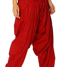 aneeka Viscose Rayon Solid Patiala image 3