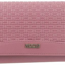 Women Casual Pink Artificial Leather Wallet-image-79