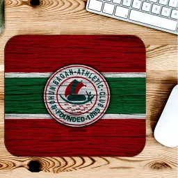 Gfylo Sobuj Merun e MohunBagan Printed Mouse pad Smooth Surface and anti-Slip Mousepad-11