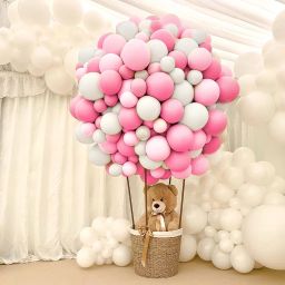 Solid 50pcs Pastel Balloon Garland Kit For Birthday, Wedding, Aniversary Party Balloon-image-4