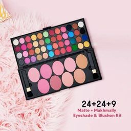 huda crush Everything Eyeshadow Palette with Brush – Shimmer & Matte Shades for Women 233 g-picture-3
