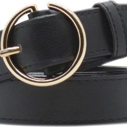 Women Casual Black Synthetic Belt-image-22