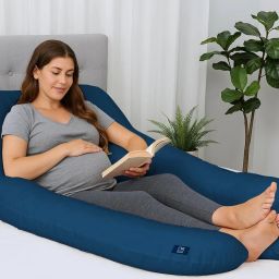 Premium series Polyester Fibre Solid Pregnancy Pillow Pack of 1-image-30