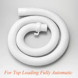 1.5 MTR Washing Machine Outlet /Drain Pipe Corrugated Plastic Outlet Pipe 1.76 Extension Hose Pipe Suitable for All Fully/Semi Automatic Washing Machines Hose Pipe-18