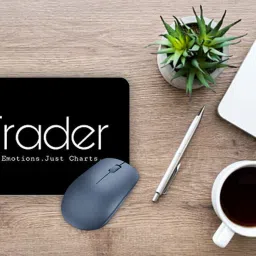 RAWAT TRADERS Trader No Emotions just Charts Mouse Pad FKMP0044 Mousepad-11
