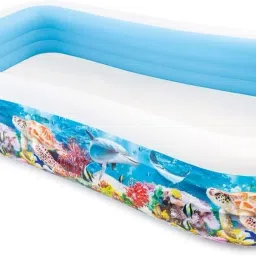 IG 10 Feet Ract Kids Bath Tub with Air Pump Inflatable Swimming Pool Inflatable Swimming Pool-16