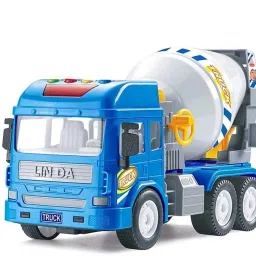 Construction Truck Toy Pull Back Vehicles Cement Mixer Friction Power Toy Trucks-image-60
