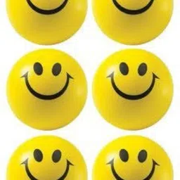 Cute Funny Yellow Smiley Face Squeeze Balls Best Birthday Return Gift for Kids (Smiley Balls -6)- 10 cm-image-16