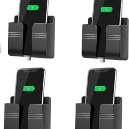 keeva Wall Mounted Stand Mobile Holder Mobile Wall Mount for charging (pack of 4 pcs) Mobile Holder-image-50
