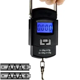 REXBURG Digital Metal Hook Type Luggage Portable Weight Scale- BLACK Weighing Scale-picture-26
