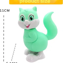 saarathi Jumping Squirrel Wind Up Key Operated Toy for Kids. Multicolor, (Pack of 3) Rattle image 2