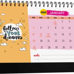 md.3 calendar desk style 2025 Table Calendar-24