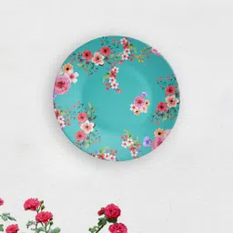 quirk india Blue World Of Roses Ceramic Decorative Wall Plate-picture-15